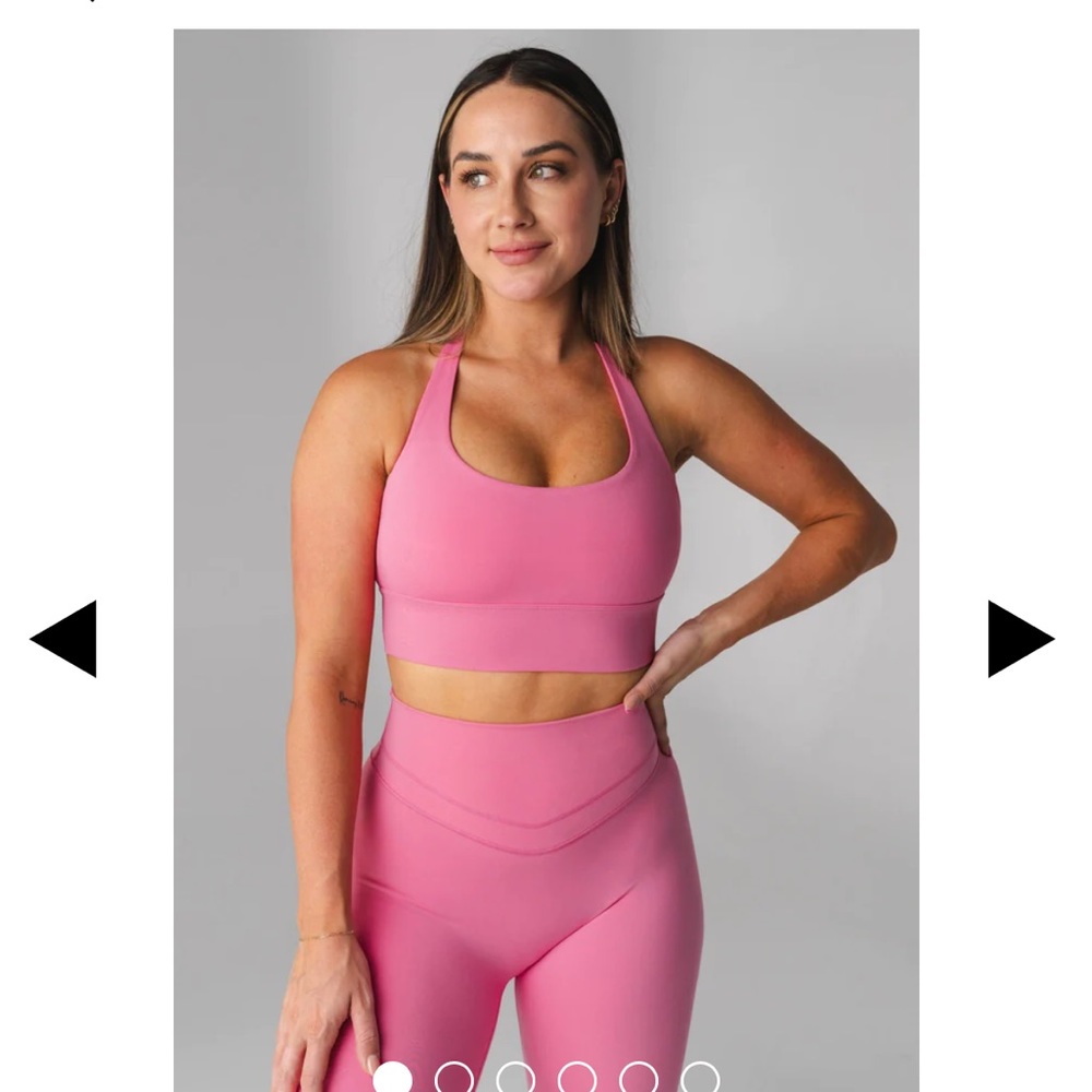 Vitality x Chloe G Halter Top Princess Pink